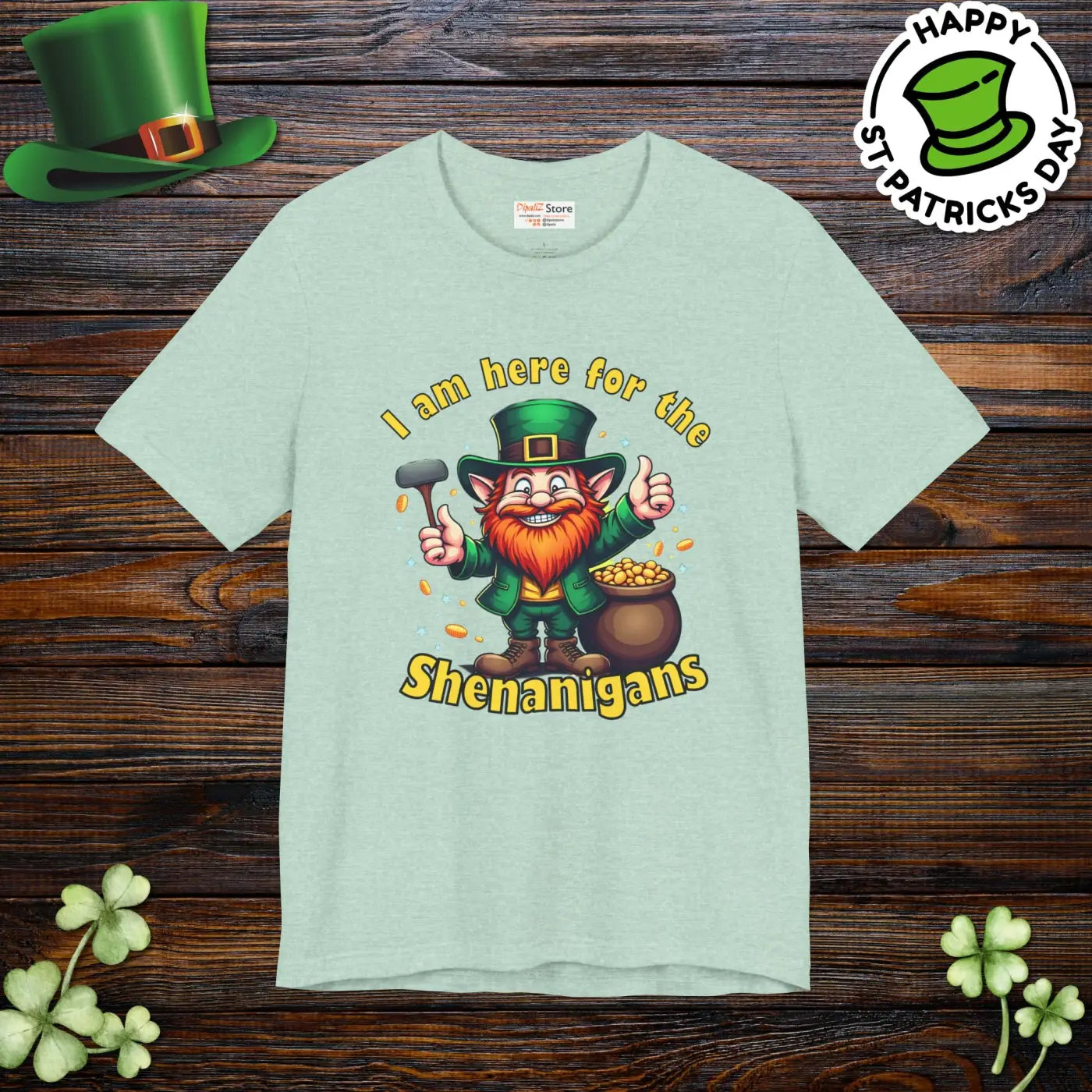 Shenanigans Unisex Jersey Short Tee - Adventure Ready - DipaliZ