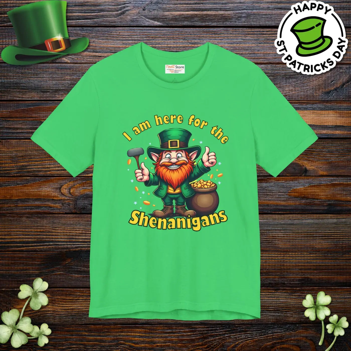 Shenanigans Unisex Jersey Short Tee - Adventure Ready - DipaliZ