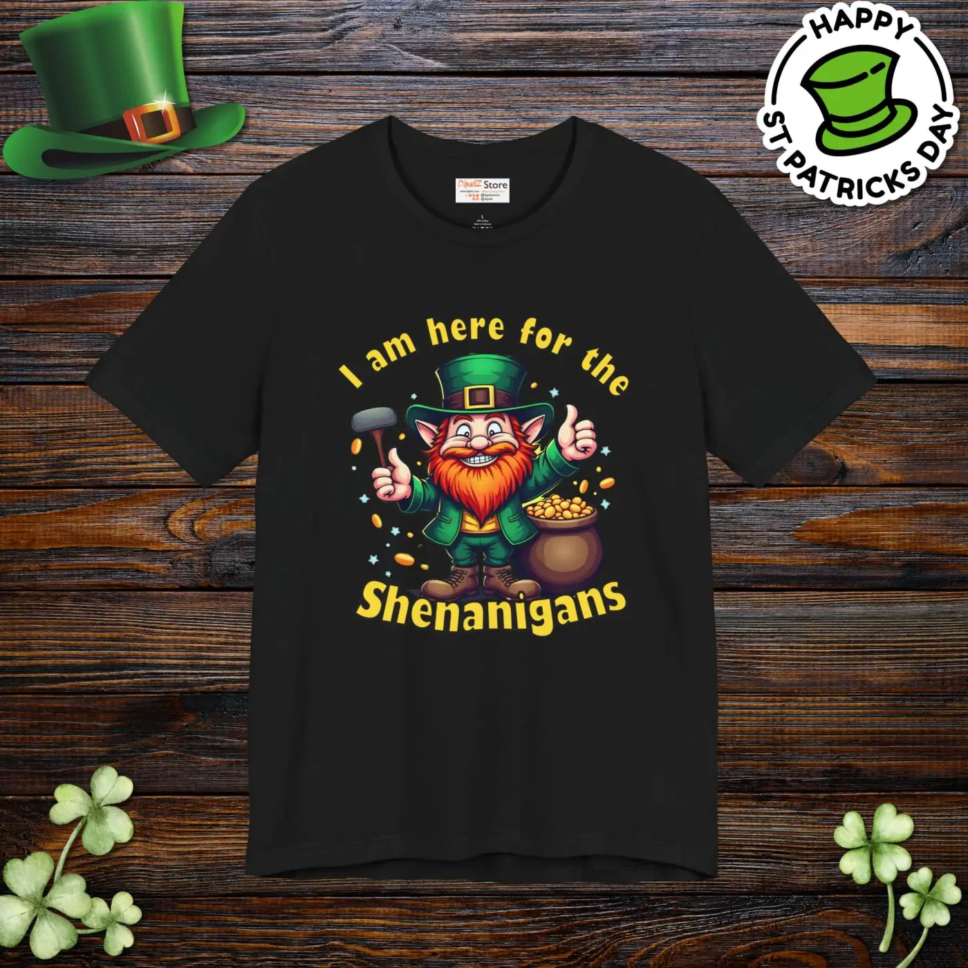 Shenanigans Unisex Jersey Short Tee - Adventure Ready - DipaliZ