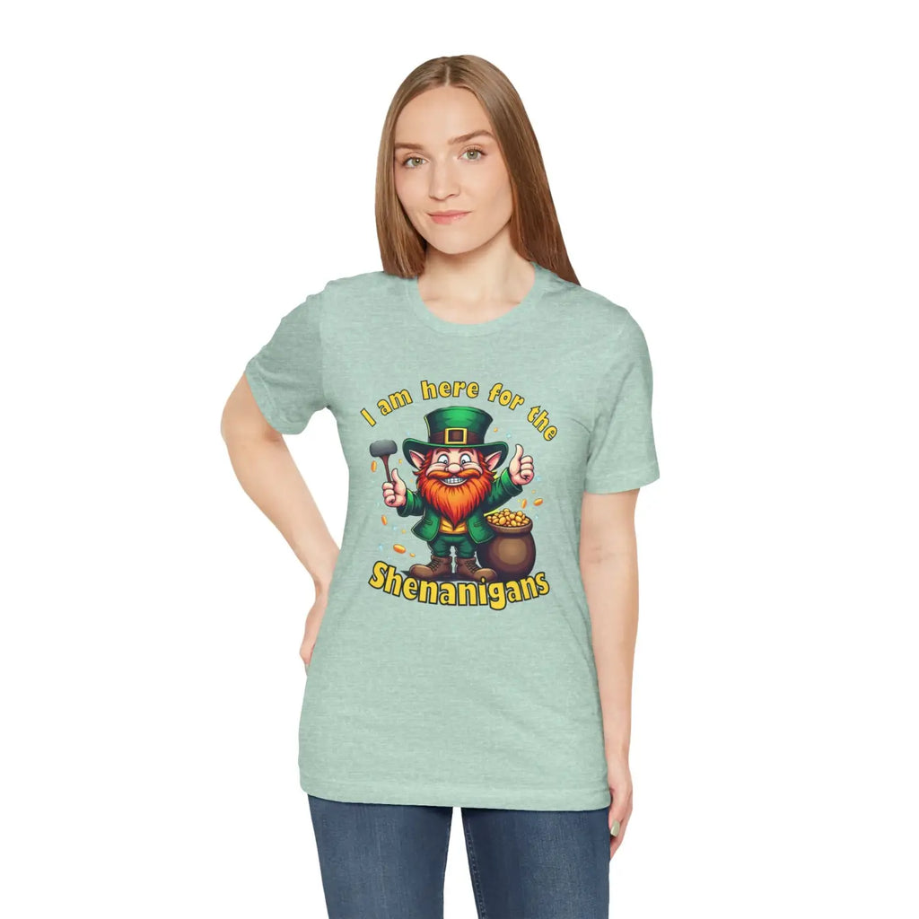 Shenanigans Unisex Jersey Short Tee - Adventure Ready - DipaliZ