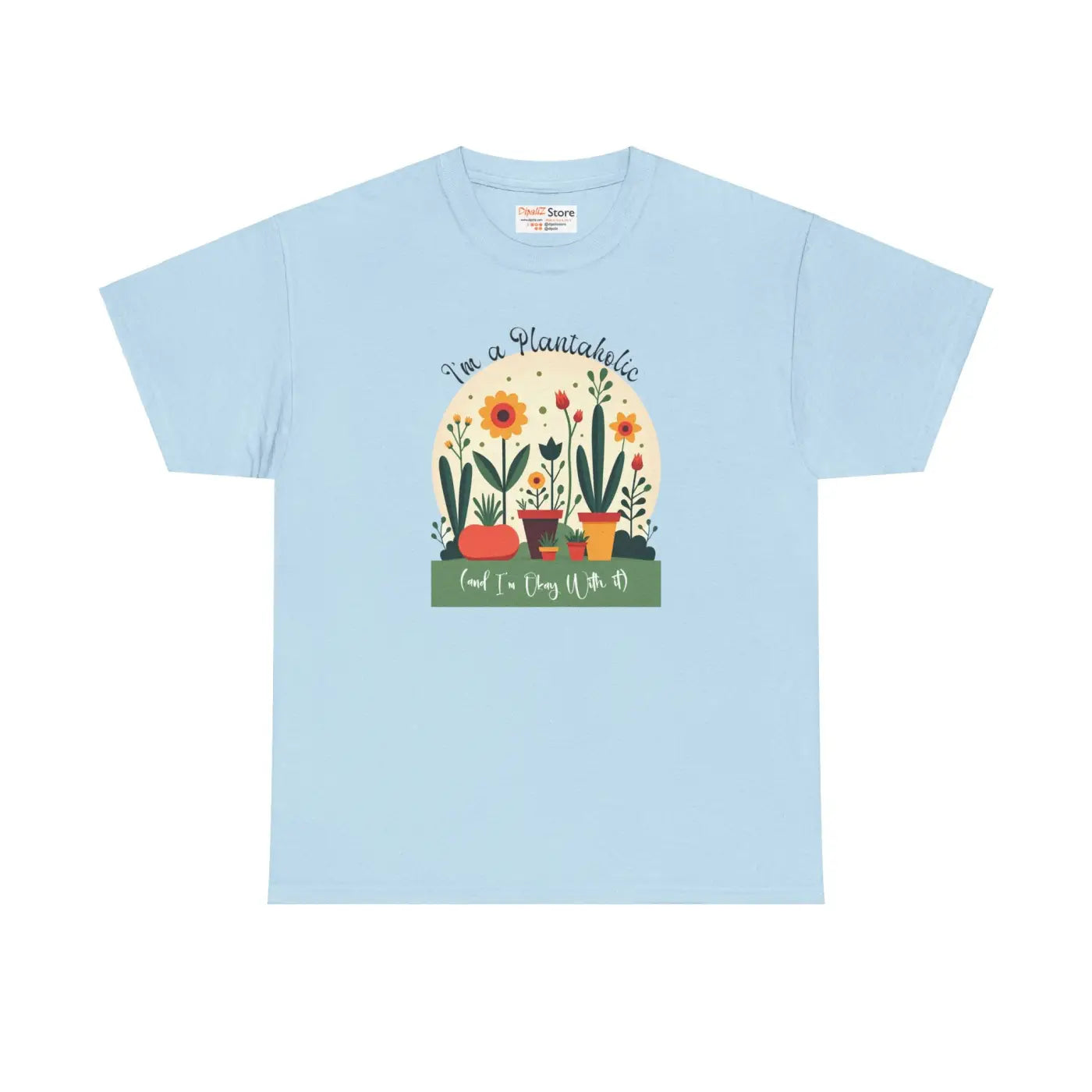 Plant Passion Heavy Cotton Tee - Unisex Green Lover - DipaliZ
