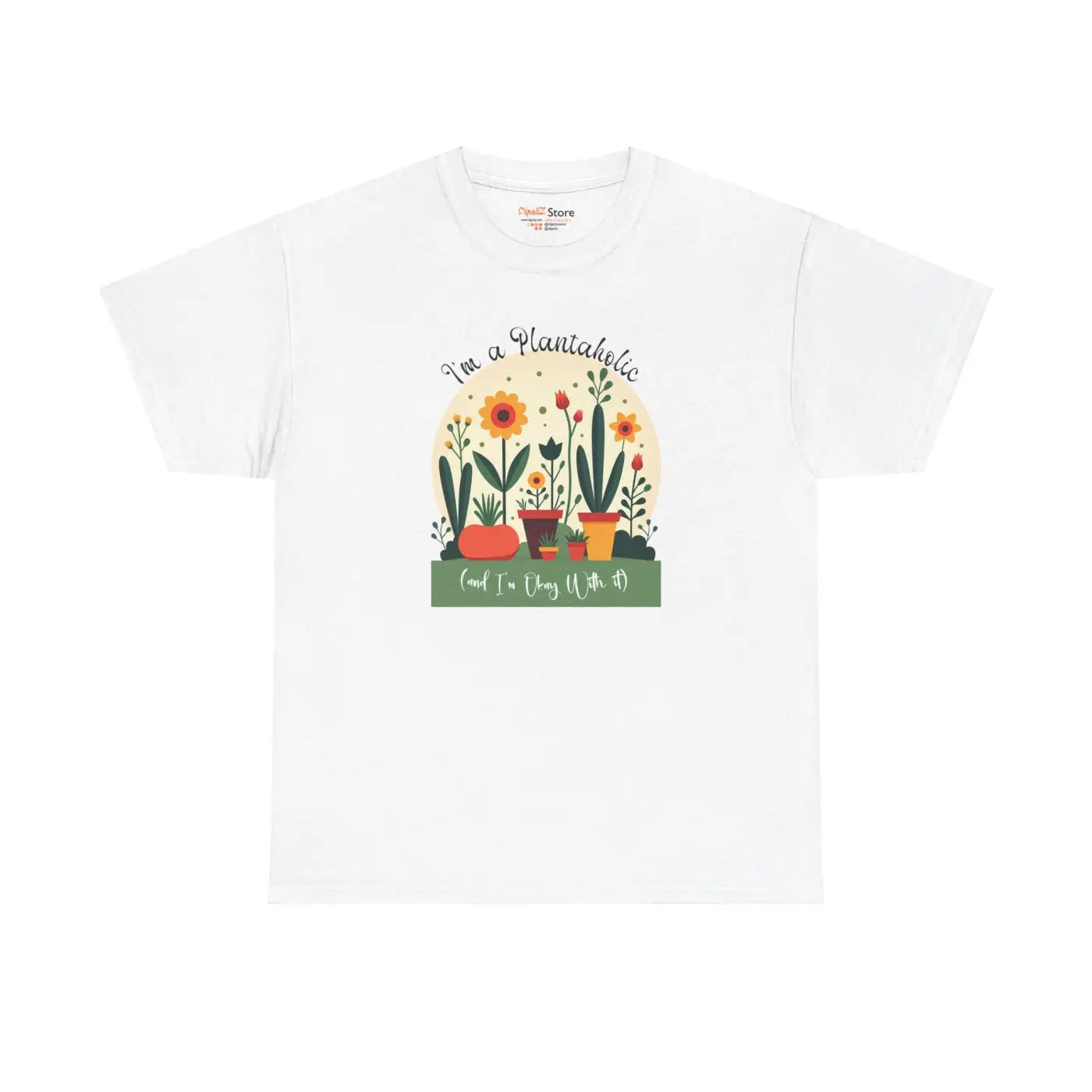Plant Passion Heavy Cotton Tee - Unisex Green Lover - DipaliZ