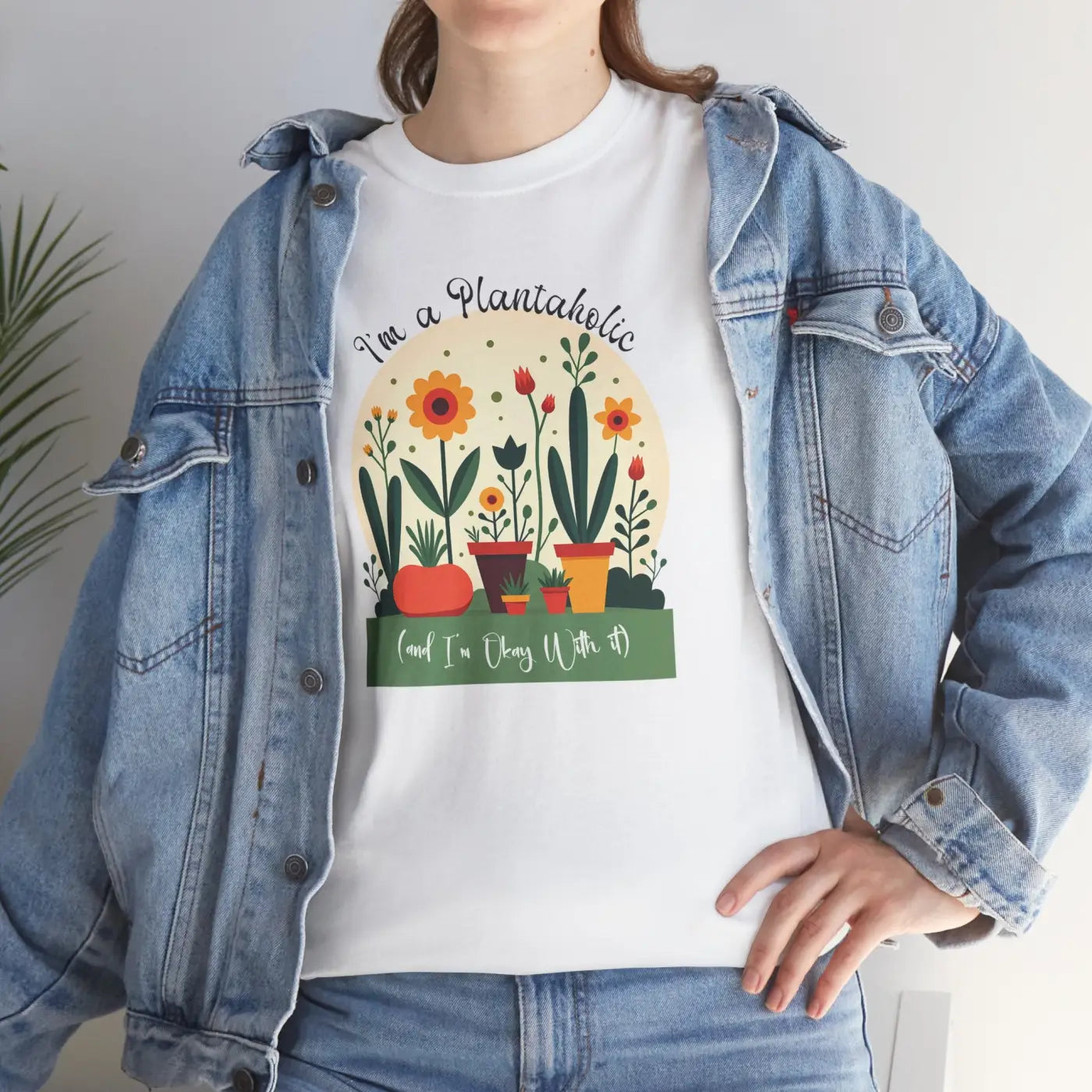 Plant Passion Heavy Cotton Tee - Unisex Green Lover - DipaliZ