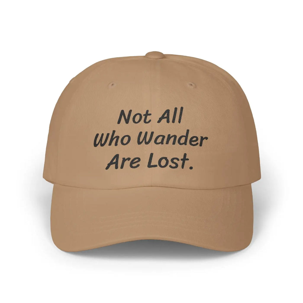 Premium Inspirational Dad Cap - Wanderlust Design - DipaliZ
