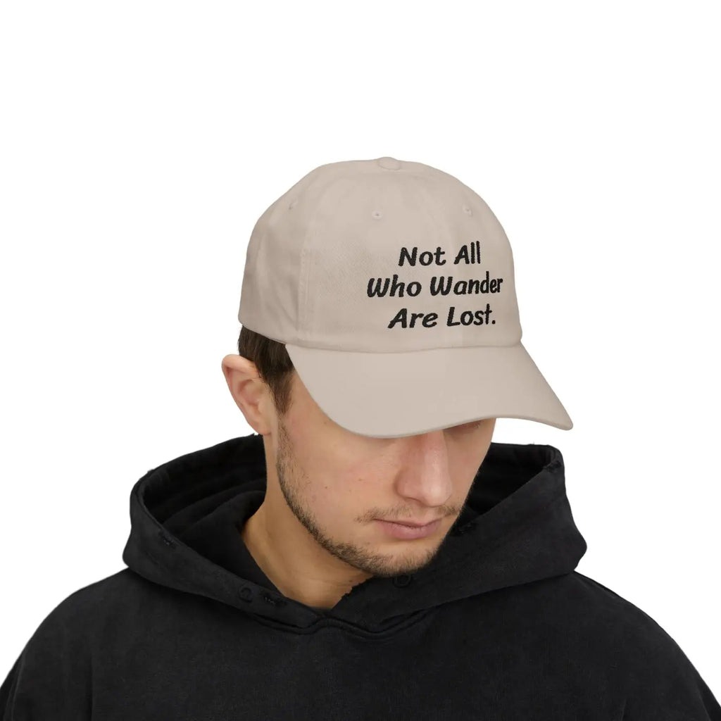 Premium Inspirational Dad Cap - Wanderlust Design - DipaliZ