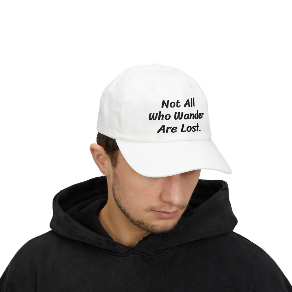 Premium Inspirational Dad Cap - Wanderlust Design - DipaliZ
