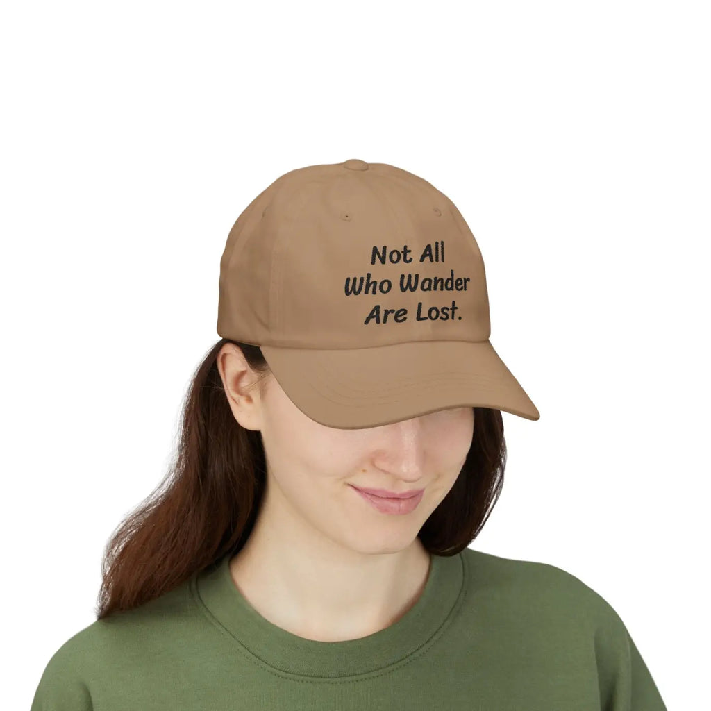 Premium Inspirational Dad Cap - Wanderlust Design - DipaliZ