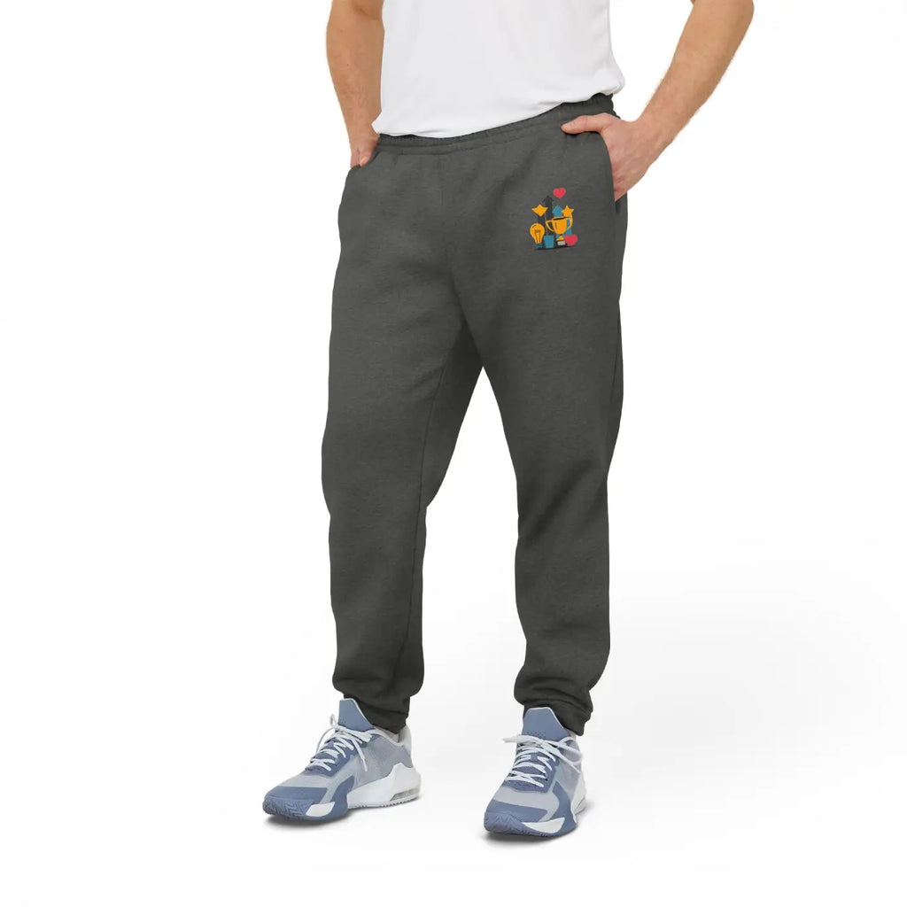 Unisex Fleece Joggers - Inspirational Symbols - DipaliZ