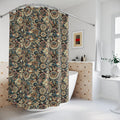 Floral Shower Curtains - Intricate One-Sided Print - DipaliZ