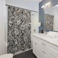 Intricate Floral Pattern Shower Curtains - Bathroom Art - DipaliZ