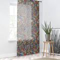 Vibrant Polyester Curtains - Modern Artful Window Decor - DipaliZ