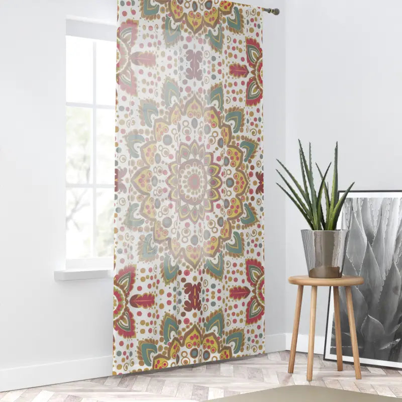 Elegant Curtains - Mandala Geometric Design for Cozy Comfort - DipaliZ
