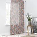 Vibrant Pastel Flower Window Curtain - Chic Elegance - DipaliZ