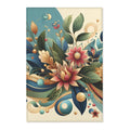 Intricately Designed Vibrant Flowers Area Rugs - Home Decor - DipaliZ