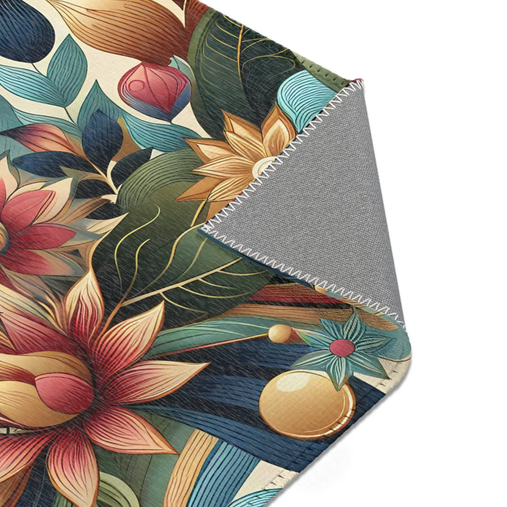 Intricately Designed Vibrant Flowers Area Rugs - Home Decor - DipaliZ