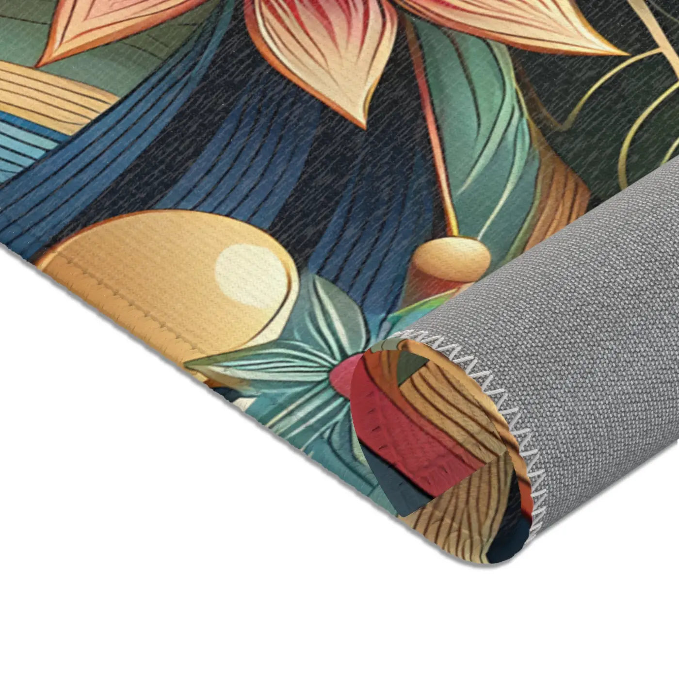 Intricately Designed Vibrant Flowers Area Rugs - Home Decor - DipaliZ
