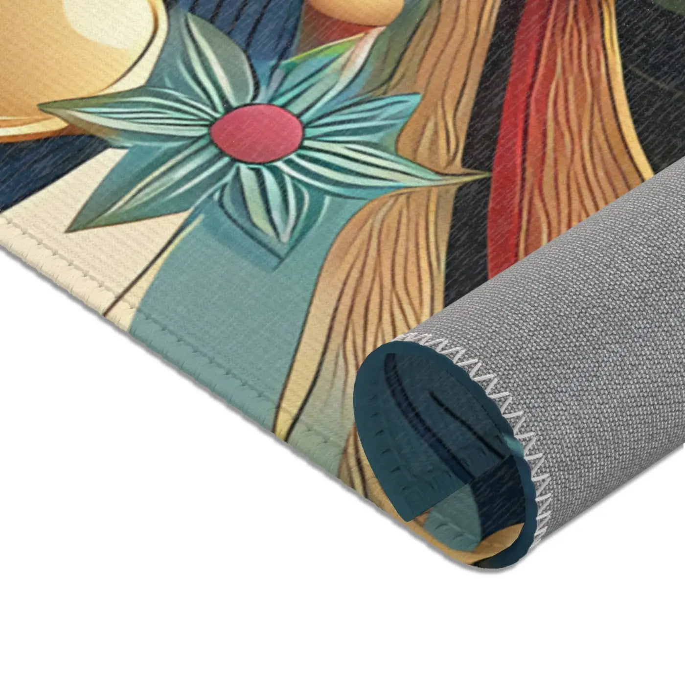 Intricately Designed Vibrant Flowers Area Rugs - Home Decor - DipaliZ