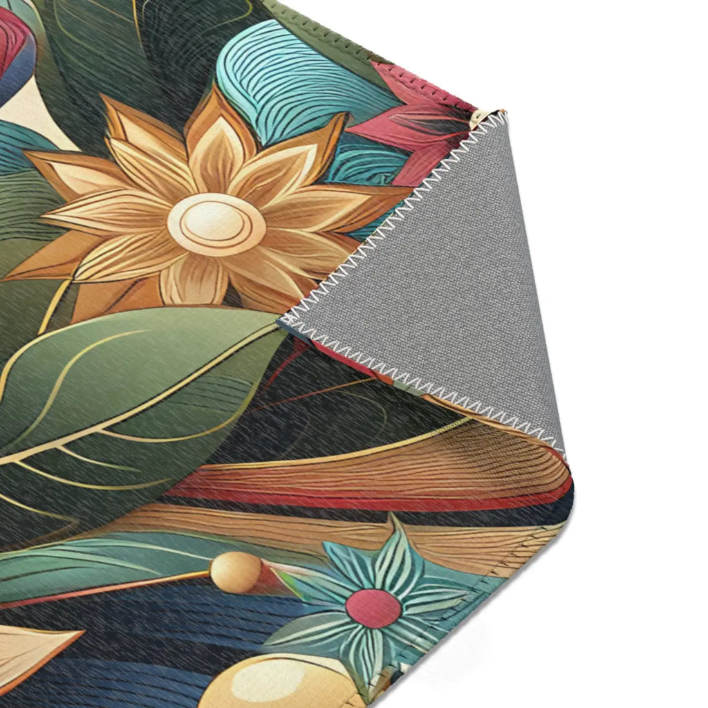 Intricately Designed Vibrant Flowers Area Rugs - Home Decor - DipaliZ