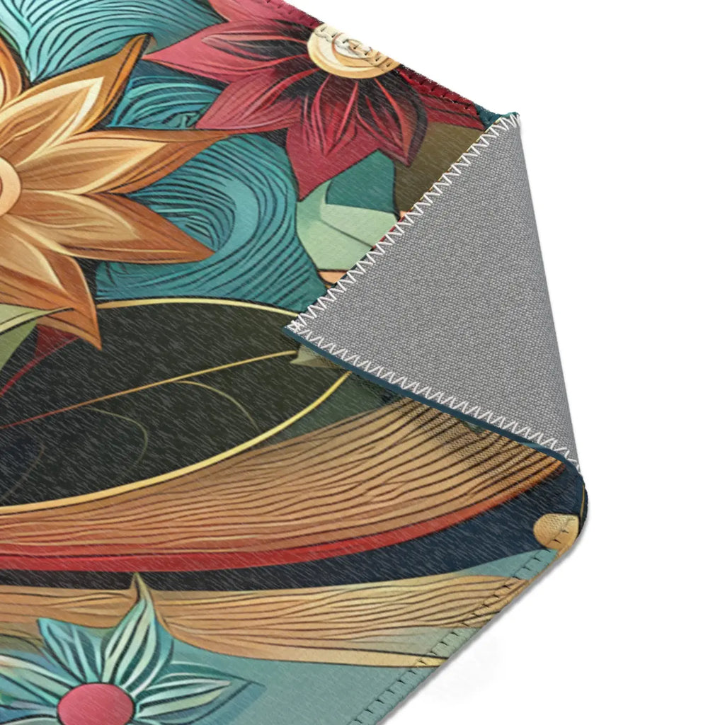 Intricately Designed Vibrant Flowers Area Rugs - Home Decor - DipaliZ