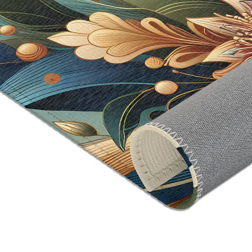 Intricately Designed Vibrant Flowers Area Rugs - Home Decor - DipaliZ