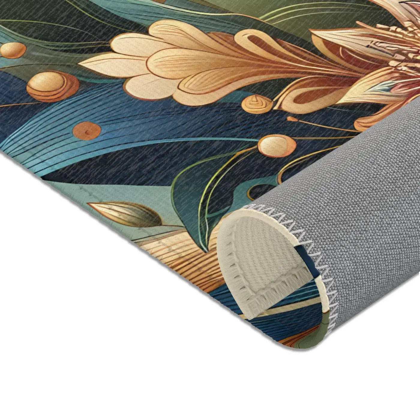 Intricately Designed Vibrant Flowers Area Rugs - Home Decor - DipaliZ