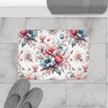 Floral Bath Mat - Soft Microfiber Bathroom Rug - DipaliZ