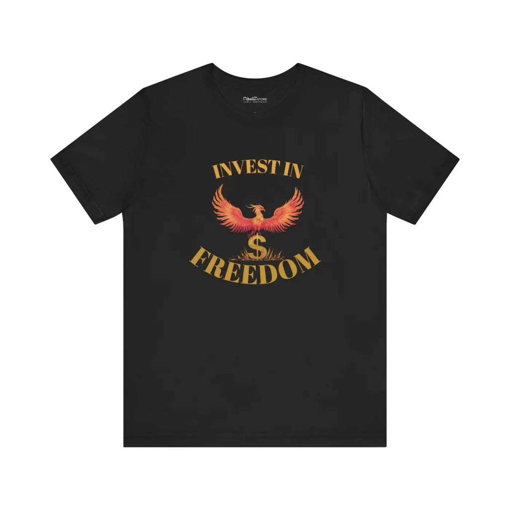 Invest In Freedom Cryptocurrency Short Sleeve Tee - DipaliZ