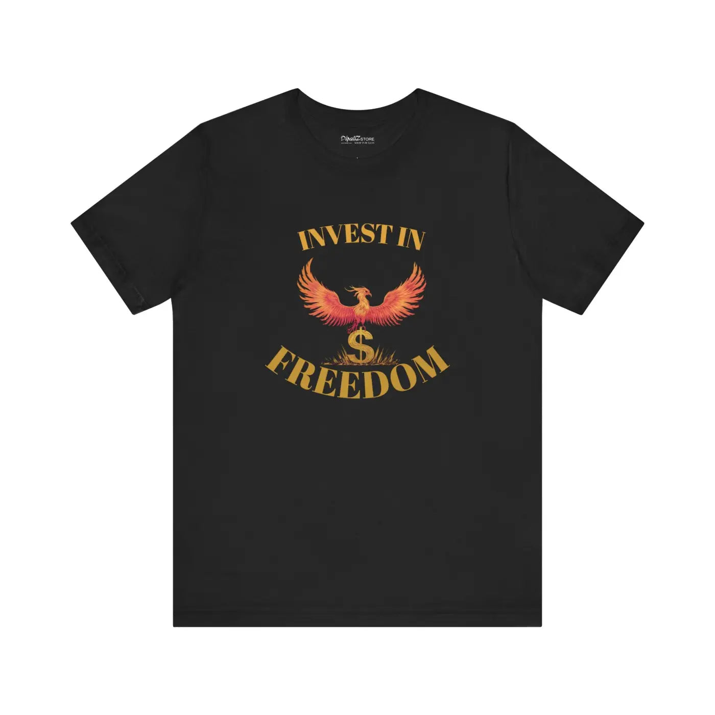 Invest In Freedom Cryptocurrency Short Sleeve Tee - DipaliZ