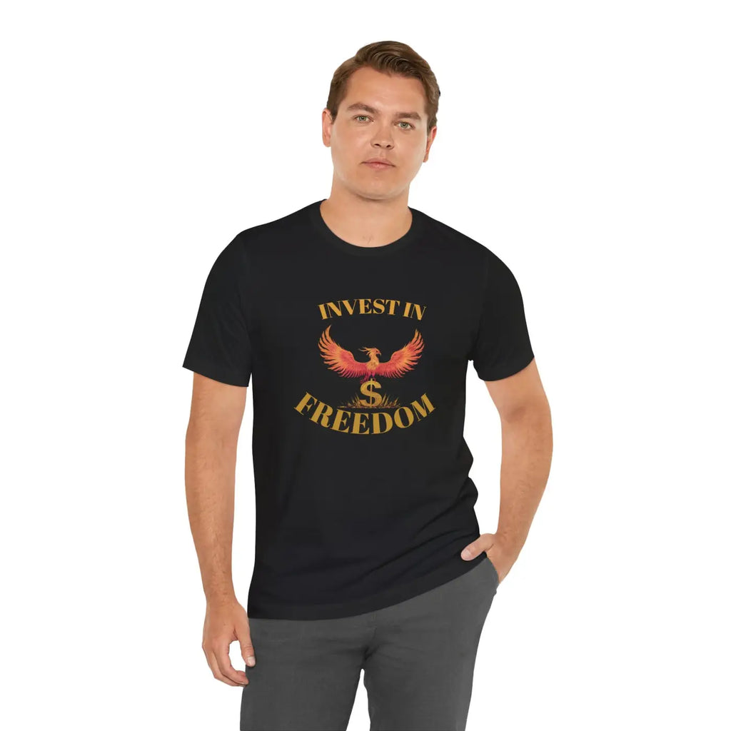 Invest In Freedom Cryptocurrency Short Sleeve Tee - DipaliZ
