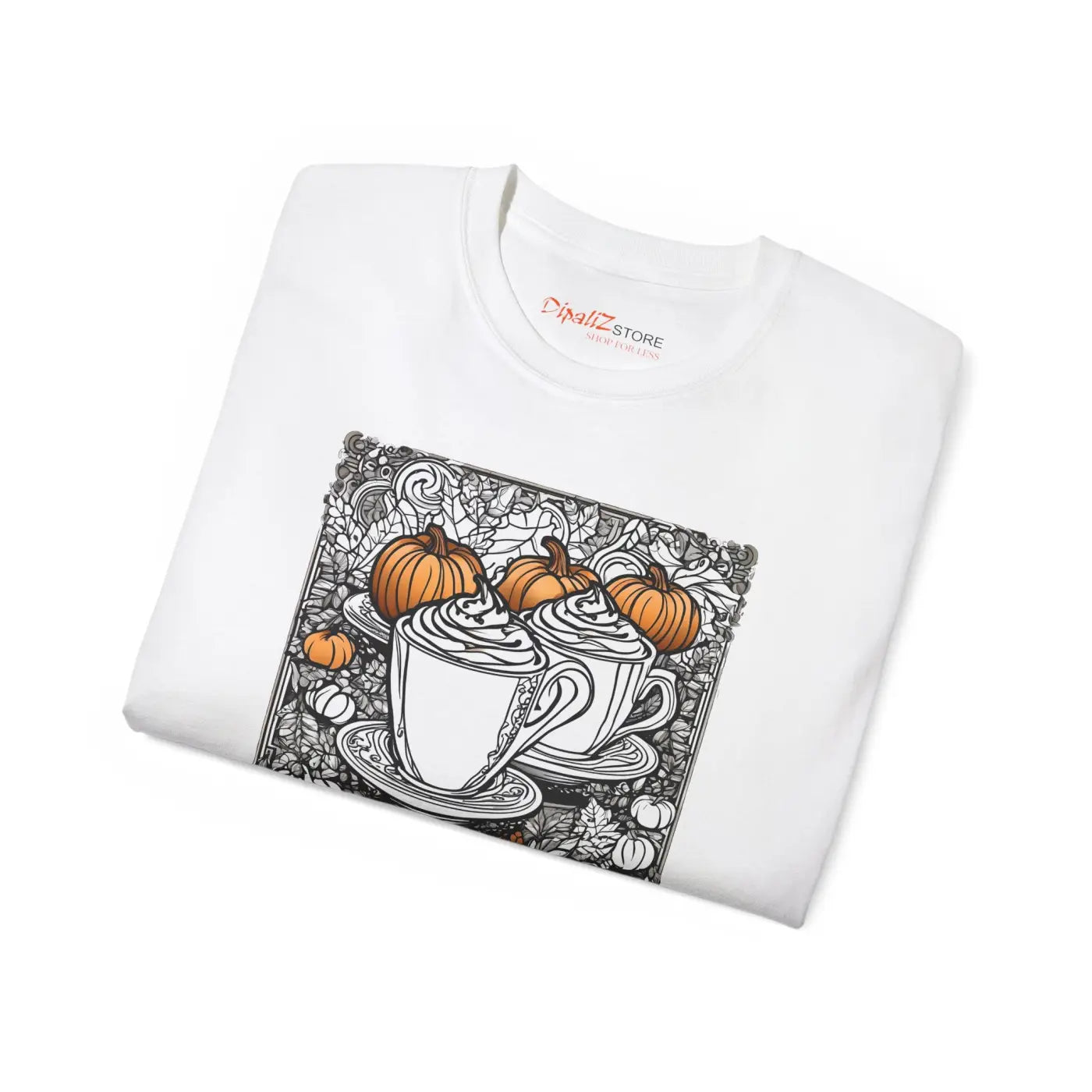 Pumpkin Spice Latte Mug Tee - Unisex Ultra Cotton - DipaliZ