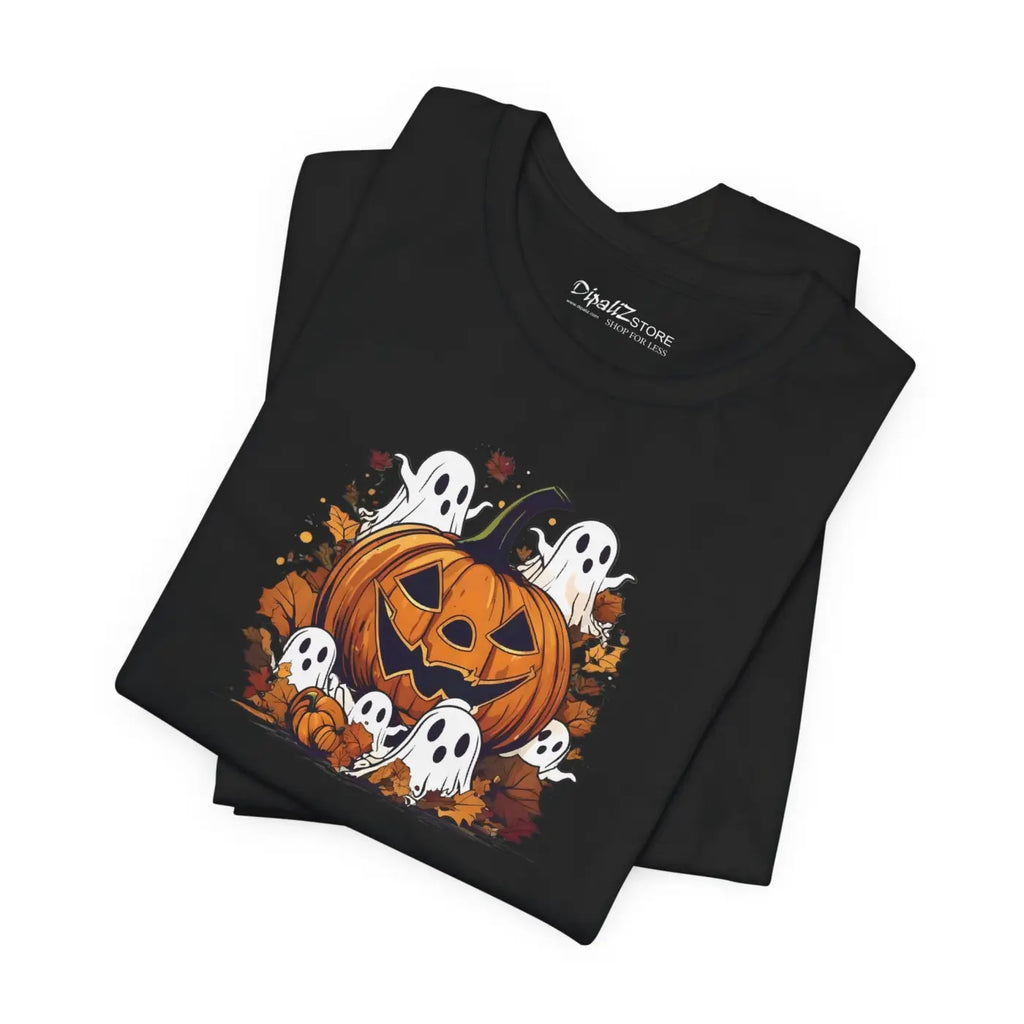 Halloween Unisex Jersey Short Sleeve Tee - Jack O Lantern - DipaliZ