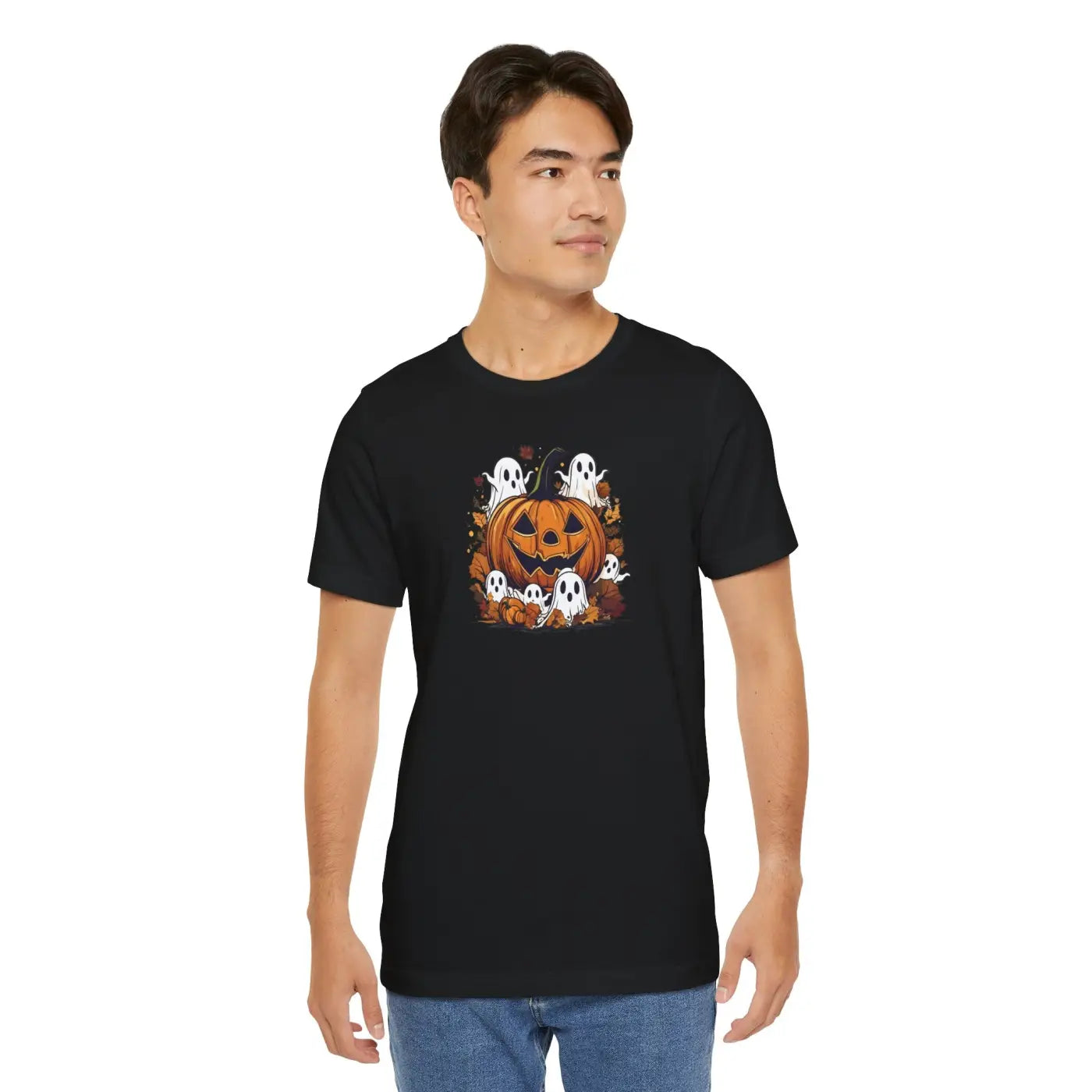 Halloween Unisex Jersey Short Sleeve Tee - Jack O Lantern - DipaliZ