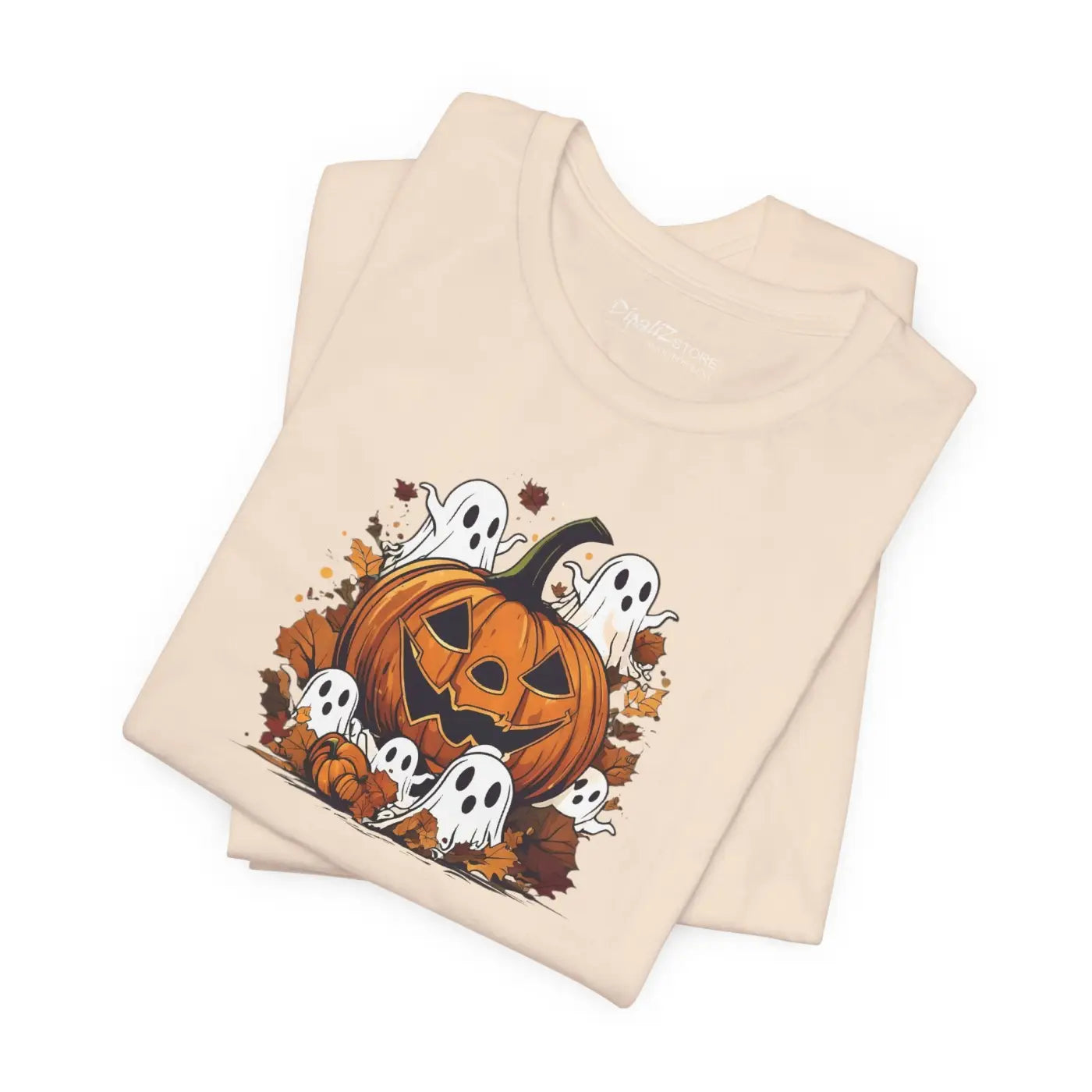 Halloween Unisex Jersey Short Sleeve Tee - Jack O Lantern - DipaliZ