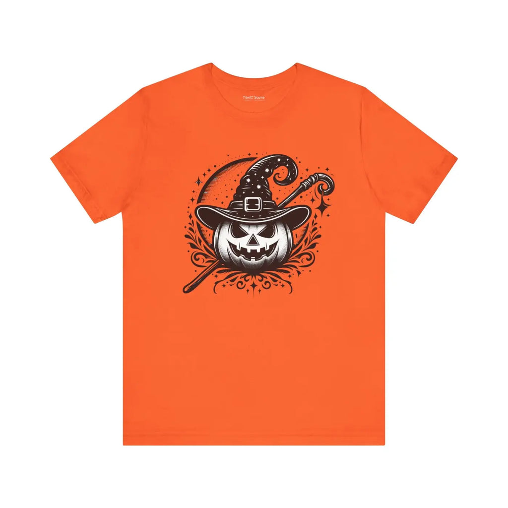 Jack O Lantern Jersey Short Sleeve Tee - Halloween - DipaliZ