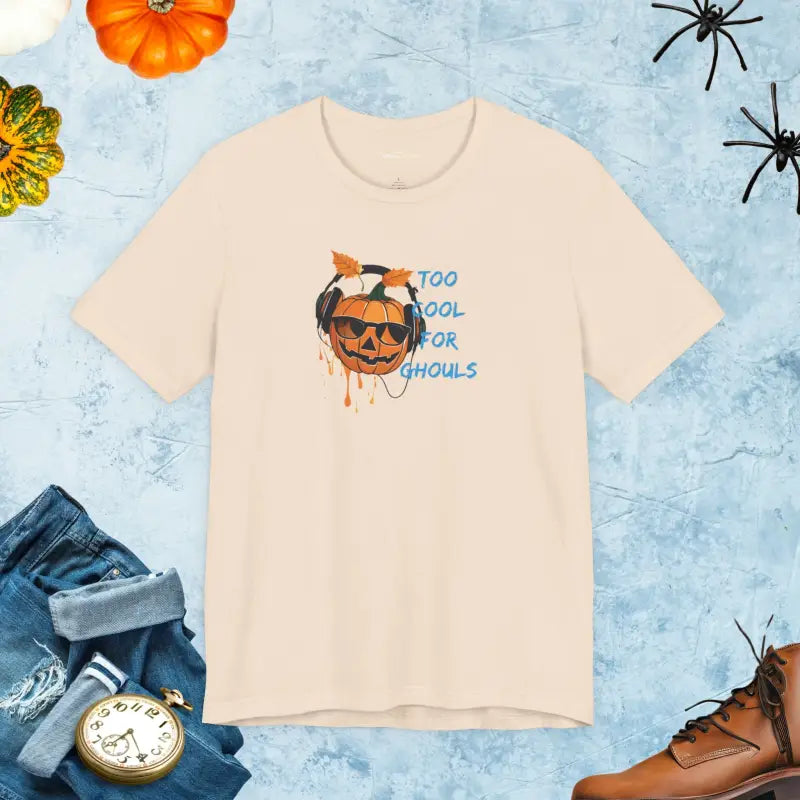 Halloween Tee - Too Cool For Ghouls Unisex Jersey Short Sleeve - DipaliZ