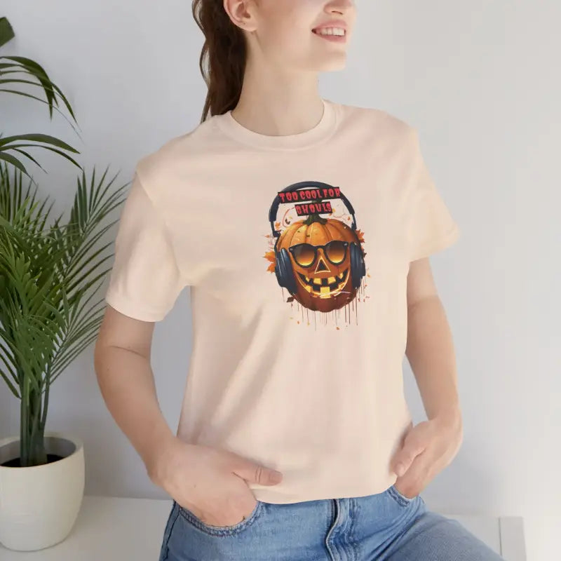 Jack O Lantern Unisex Jersey Short Sleeve Tee - Halloween - DipaliZ