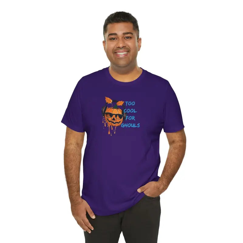 Halloween Tee - Too Cool For Ghouls Unisex Jersey Short Sleeve - DipaliZ