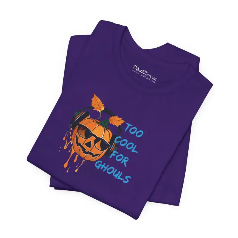 Halloween Tee - Too Cool For Ghouls Unisex Jersey Short Sleeve - DipaliZ