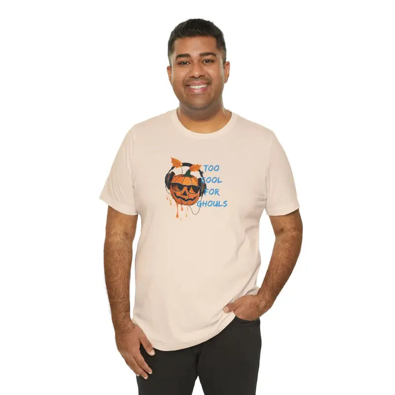 Halloween Tee - Too Cool For Ghouls Unisex Jersey Short Sleeve - DipaliZ