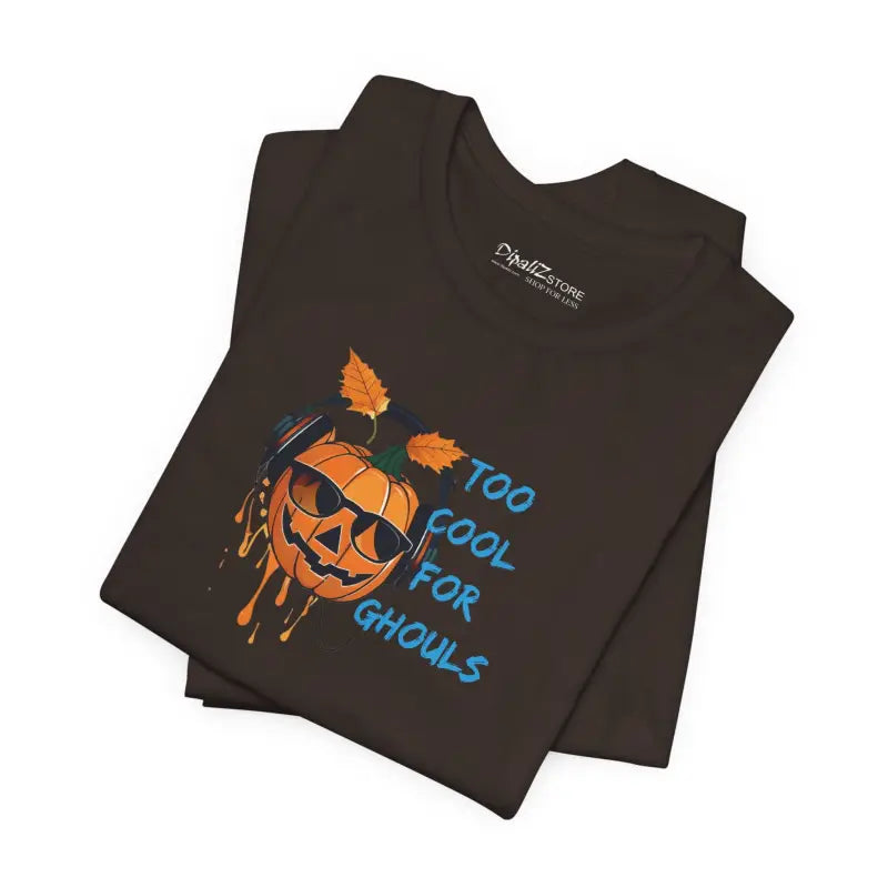 Halloween Tee - Too Cool For Ghouls Unisex Jersey Short Sleeve - DipaliZ