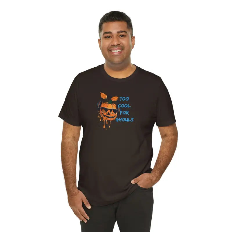 Halloween Tee - Too Cool For Ghouls Unisex Jersey Short Sleeve - DipaliZ