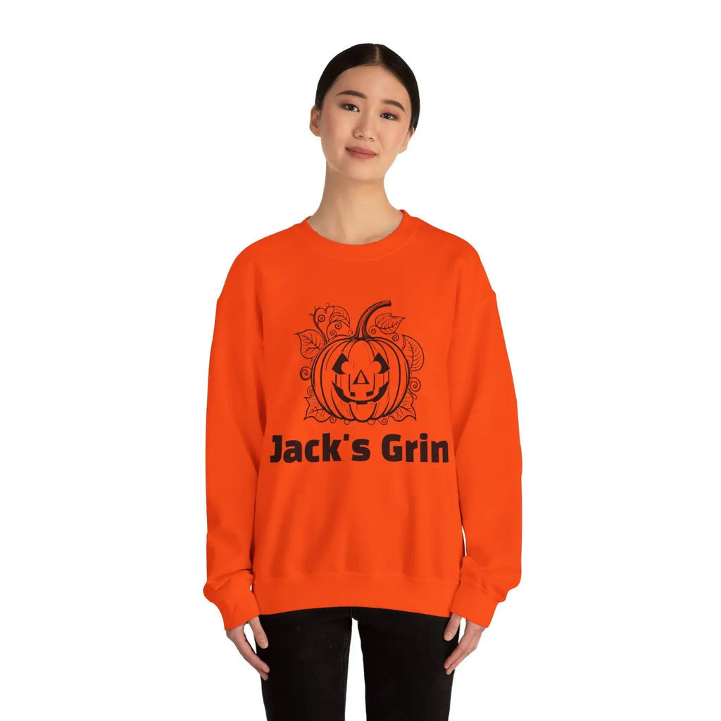 Jack's Grin Unisex Heavy Blend Crewneck Sweatshirt - DipaliZ