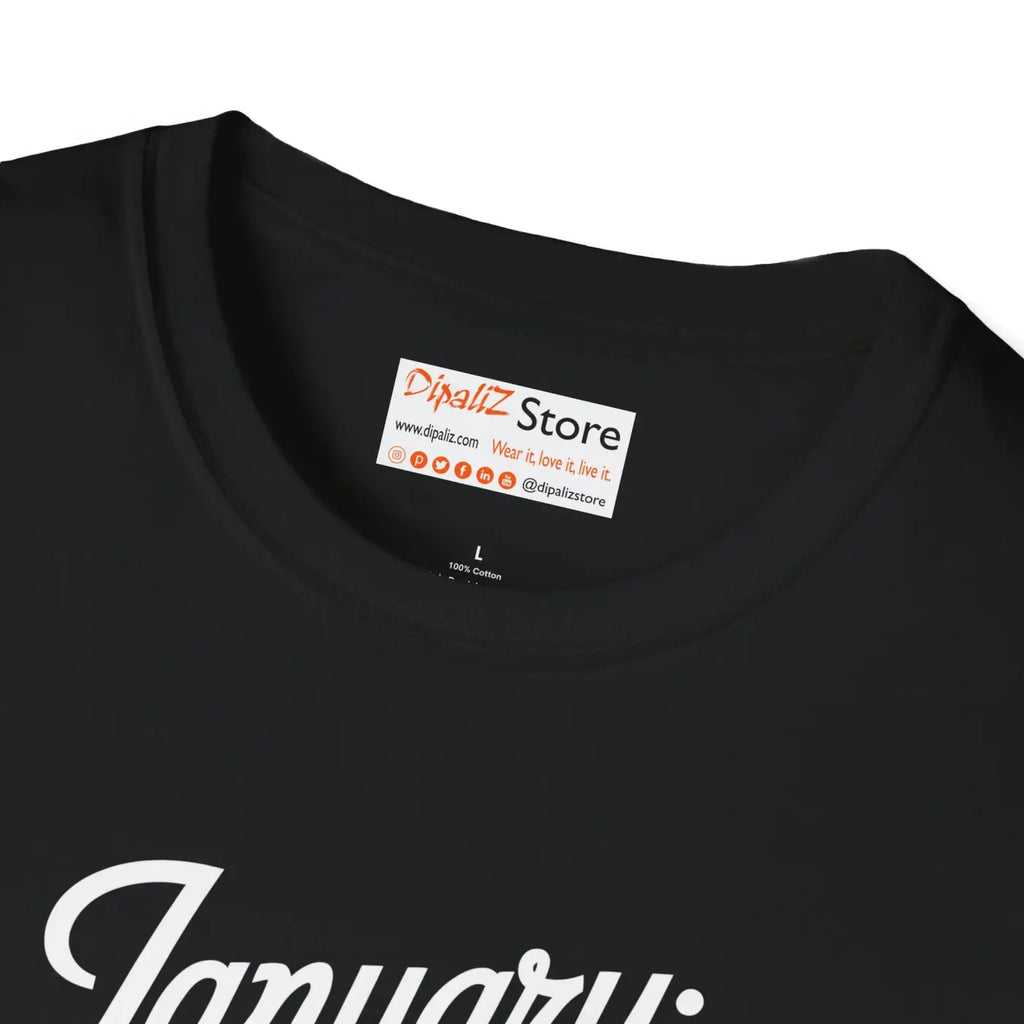 January Resolutions Unisex Softstyle Tee - Comfort Fit - DipaliZ