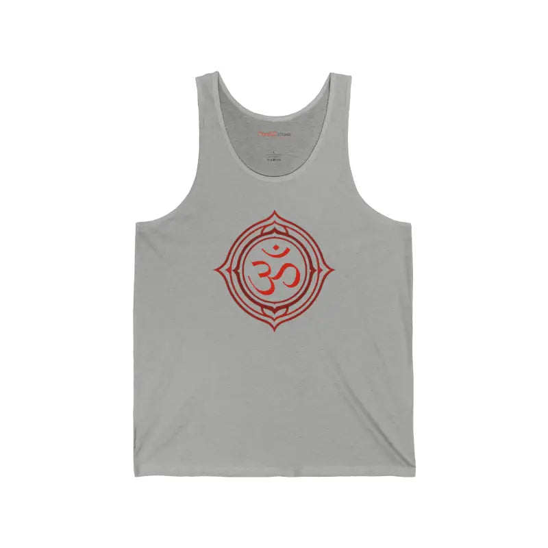 Serenity Unisex Jersey Tank - Meditation Aum Design - DipaliZ