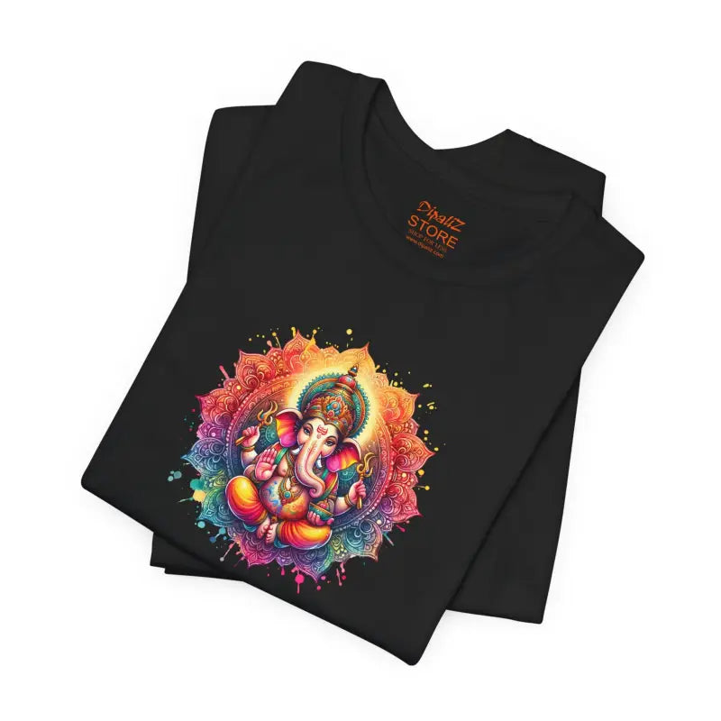 Lord Ganesha Jersey Short Sleeve Tee - Unisex Fit - DipaliZ