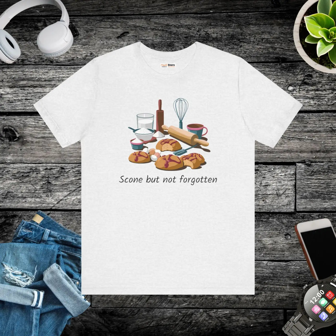 Scone But Not Forgotten Jersey Short Sleeve Tee - DipaliZ