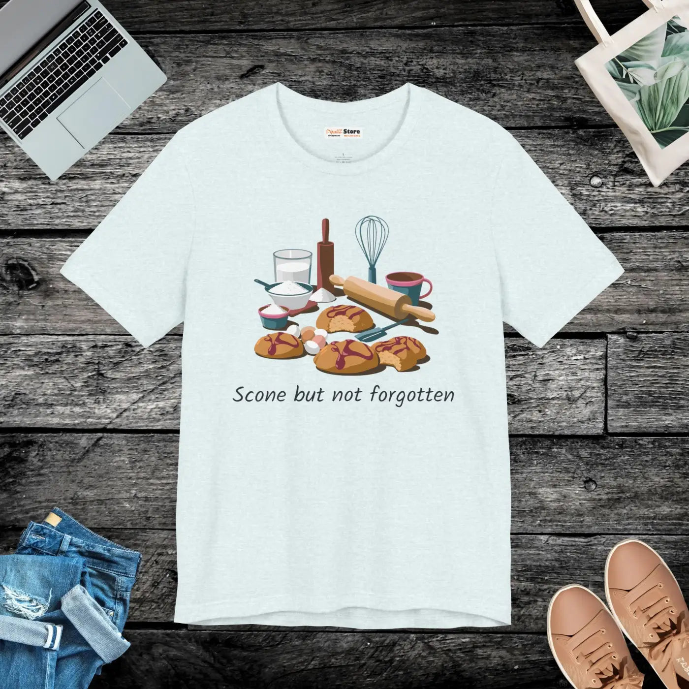 Scone But Not Forgotten Jersey Short Sleeve Tee - DipaliZ