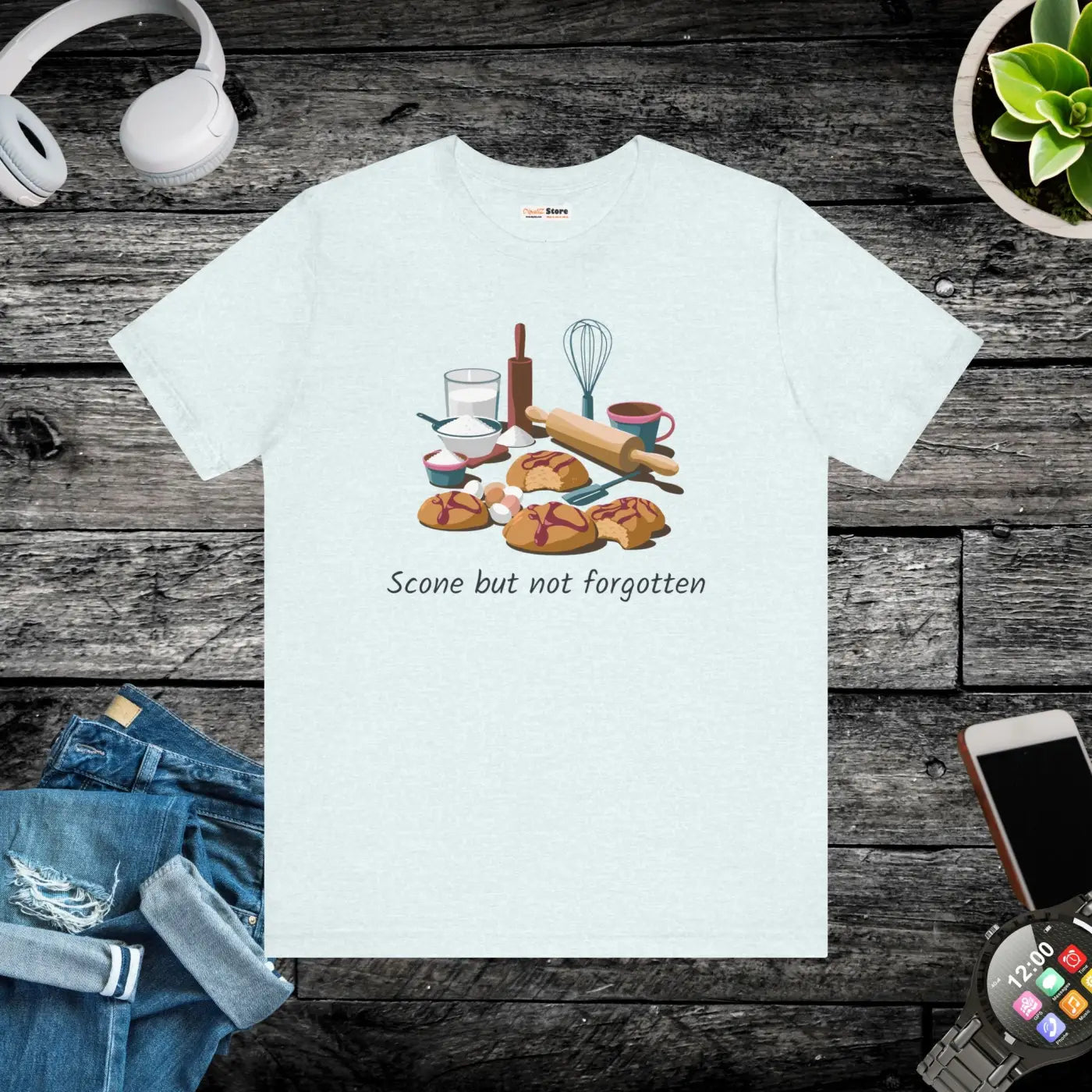 Scone But Not Forgotten Jersey Short Sleeve Tee - DipaliZ
