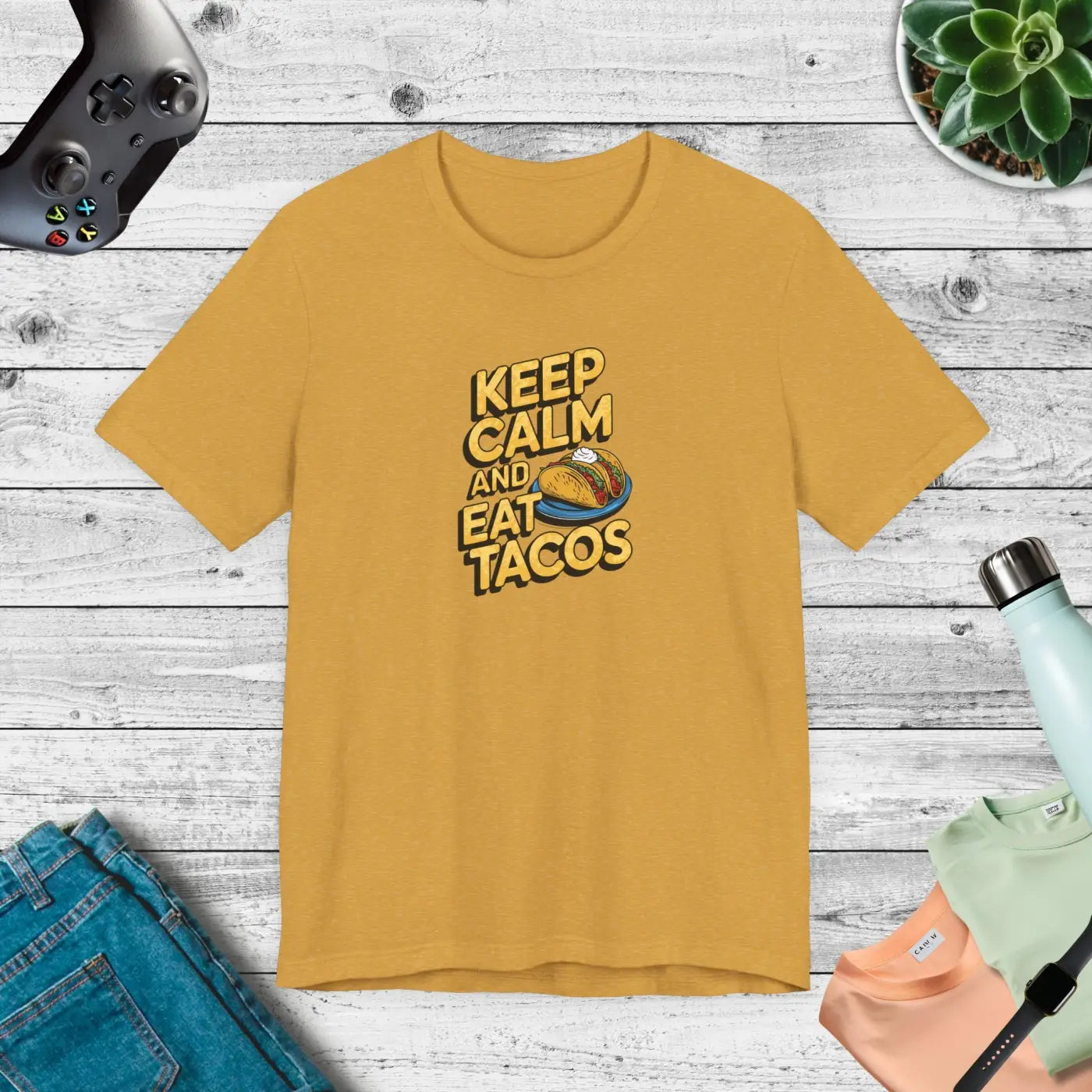 Tacos Unisex Jersey Short Sleeve Tee - Eat Tacos - DipaliZ
