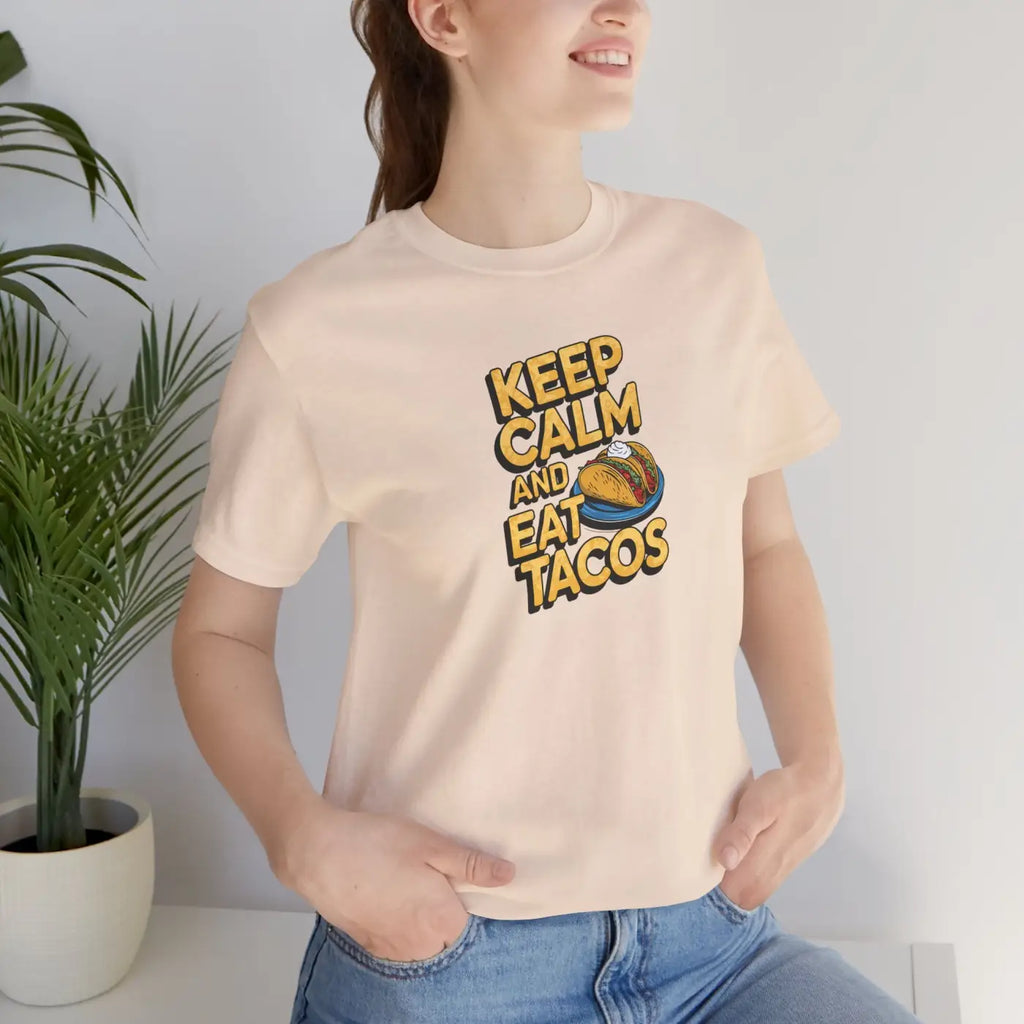 Tacos Unisex Jersey Short Sleeve Tee - Eat Tacos - DipaliZ